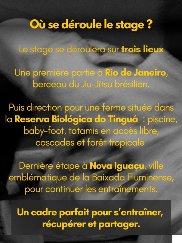 CAMP JJB x MMA — RIO DE JANEIRO | 15 jours