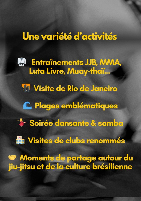 CAMP JJB x MMA — RIO DE JANEIRO | 15 jours