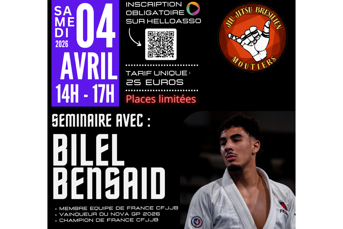 Séminaire Bilel BENSAID – Moutiers (85)