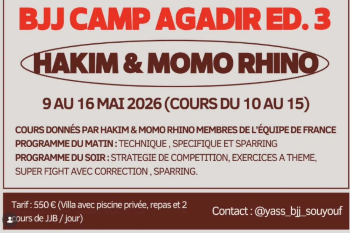 BJJ Camp Agadir – Hakim & Momo Rhino