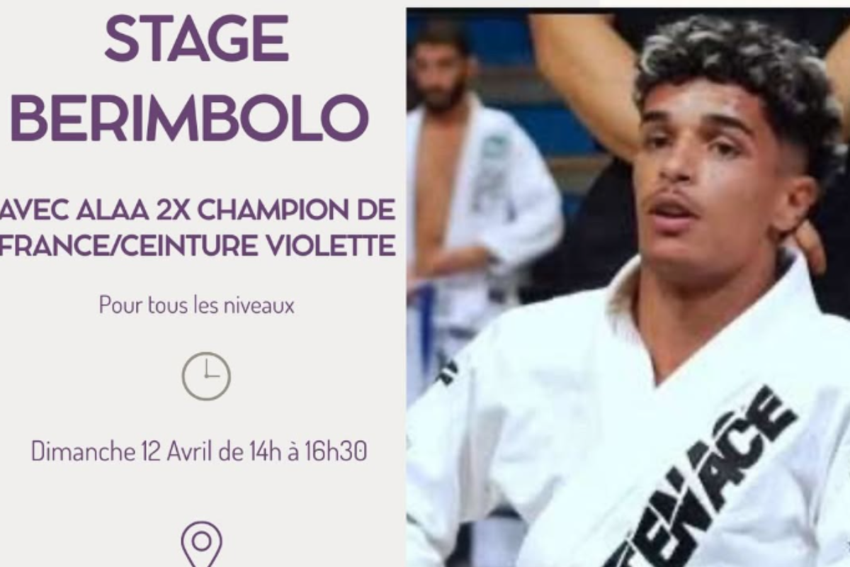 Séminaire Berimbolo avec Alaa OUELHADJ – Montpellier (34)