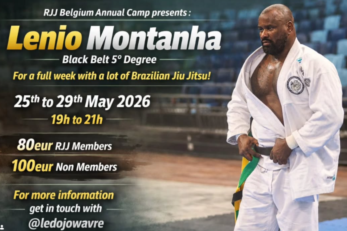 Stage JJB Lenio Montanha – Dojo Wavre (Belgique)