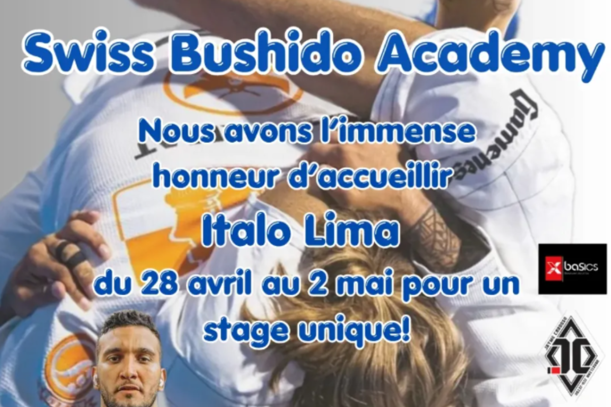 Stage JJB – Italo LIMA – Swiss Bushido Academy (Suisse)