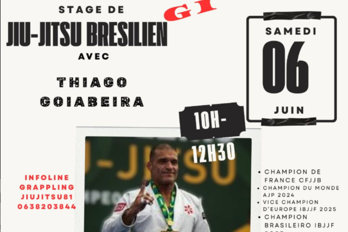 Séminaire JJB avec Thiago GOIABEIRA – Saïx (81)