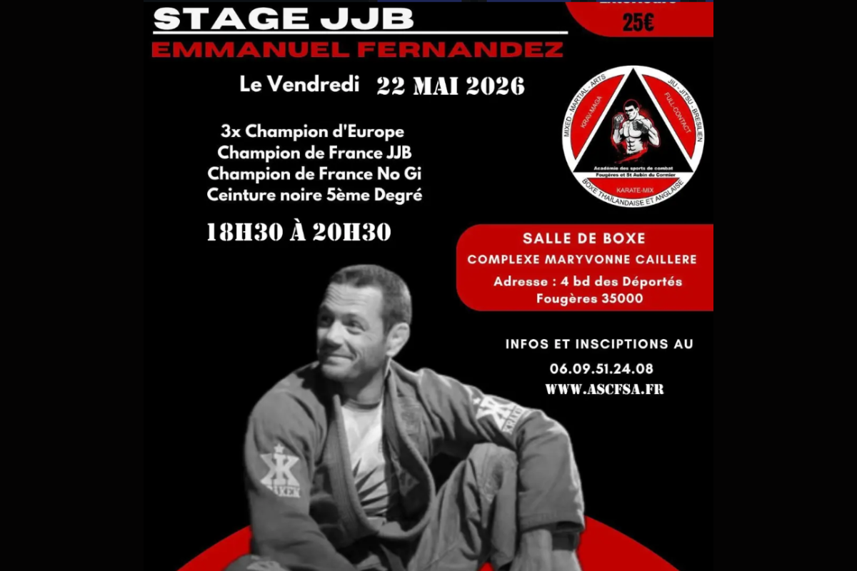 Séminaire JJB avec Emmanuel FERNANDEZ – Fougères (35)
