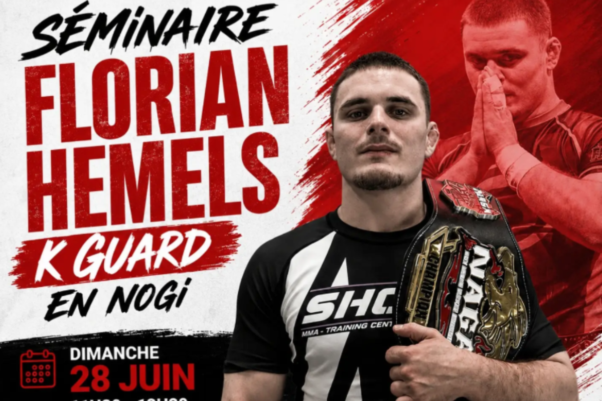 Séminaire No-Gi – K Guard avec Florian HEMELS – Wavre (Belgique)
