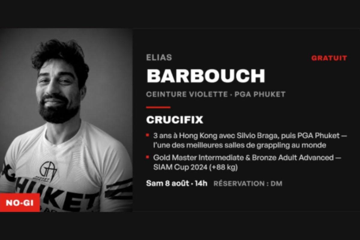 Séminaire No-Gi avec Elias Barbouch – MatsForMembers (Paris)
