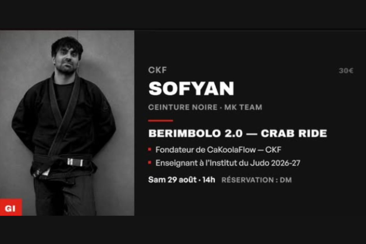Stage Gi avec Sofyan CKF à MATSFORMEMBERS – Paris (75)