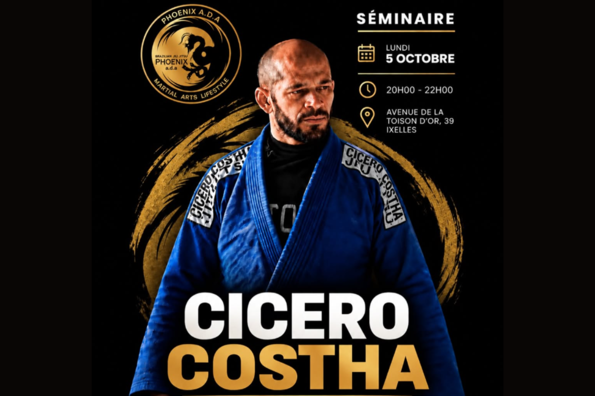 Séminaire JJB avec Cicero COSTHA – Phoenix BJJ – Ixelles (Belgique)