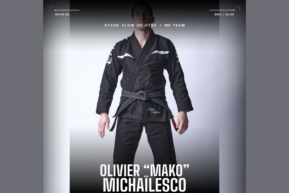 Séminaire JJB par Olivier « Mako » Michailesco – Flow Jiu Jitsu – Bruxelles