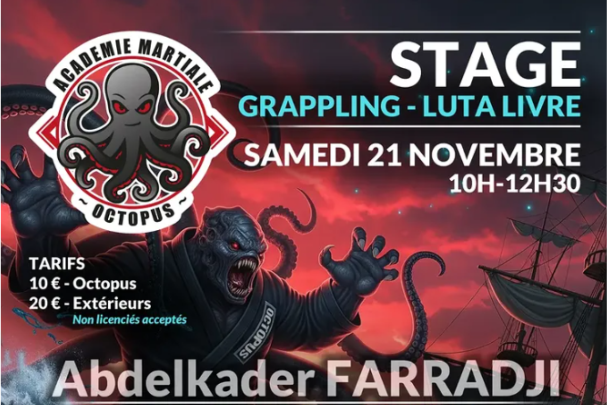 Séminaire Grappling avec Abdelkader Farradji – Octopus – Besançon (25)