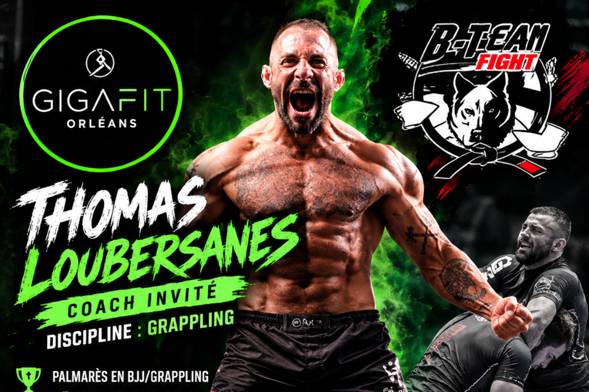 Séminaire Grappling par Thomas LOUBERSANES – Gigafit – Orléans (45)